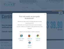 Tablet Screenshot of clubeseguroauto.com.br